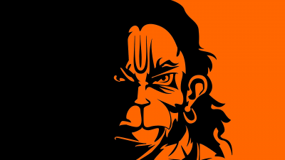 Lord Hanuman, Minimalist, Anjaneya, Jai Shri Ram, Bajrangbali, Hindu God