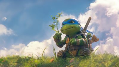 Leonardo, Cute art, Ninja turtle, TMNT, AI art