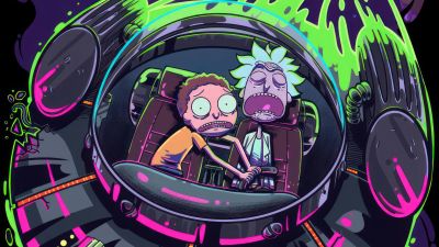 Rick and Morty, Illustration, Rick Sanchez, Morty Smith
