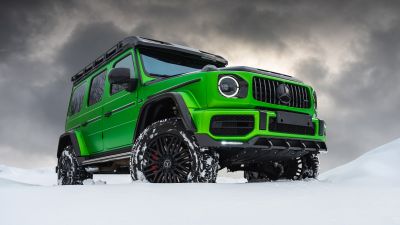 Mercedes-AMG G 63, G Wagon, Snow covered