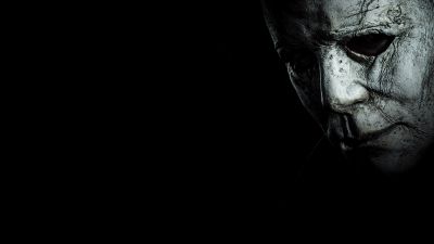 Michael Myers, 8K, Mask, Black background, Halloween night, 5K