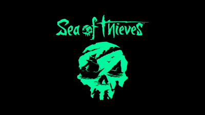 Sea of Thieves, AMOLED, 5K, Video Game, Skull, Black background