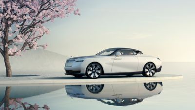Rolls-Royce Arcadia Droptail, 2024, 5K, Exotic car, Sakura, Cherry blossom