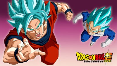 Super Saiyan Blue, Goku, Vegeta, Dragon Ball Super