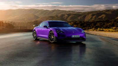 Porsche Taycan Turbo, Weissach package, 2024, 5K, 8K