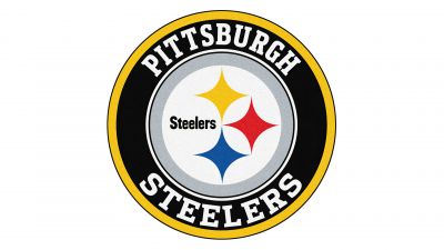 Pittsburgh Steelers, Emblem, American football team, NFL team, White background