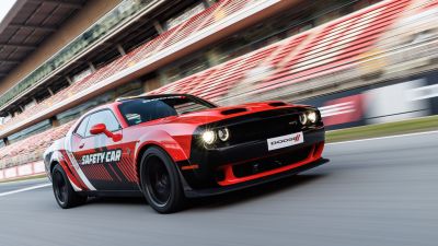 Dodge Challenger SRT Hellcat, Safety Car, 2024, 5K, 8K, Race track