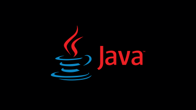 Java, Black background, Programming language, 5K, 8K, AMOLED, Minimalist, Logo