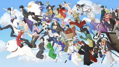 Gintama, Character art, Anime series