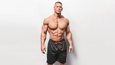 John Cena, Bodybuilder, WWE Wrestler, White background