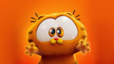 Adorable, Baby Garfield, The Garfield Movie, 2024 Movies, Animation movies, Orange aesthetic, Orange background