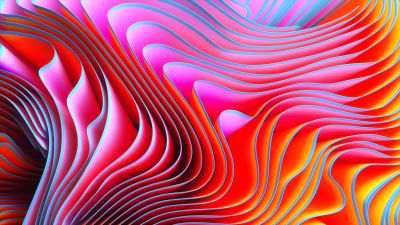 Twirls, Colorful, Spectrum, Pink abstract