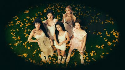 (G)I-dle, Dark background, 5K, Girl group, Korean singers, K-pop singers, Yuqi, Minnie, Miyeon, Shuhua, Soojin, Soyeon