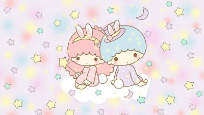 Adorable, Little Twin Stars, Kiki and Lala, Pastel, Aesthetic, Cartoon, Sanrio
