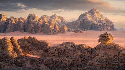 Wadi Rum, Desert, UNESCO World Heritage Site, 8K, Valley of the Moon, Jordan, Arabian desert, 5K