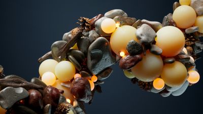 Sphere Balls, Digital Art, 3D Art