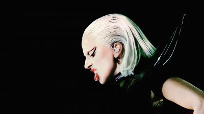 Lady Gaga, Chromatica Ball, Live concert, Black background