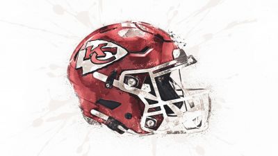 Kansas City Chiefs, Helmet, NFL team, American football team, 5K, White background