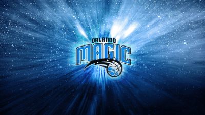 Orlando Magic, Basketball team, 5K, NBA, Blue background