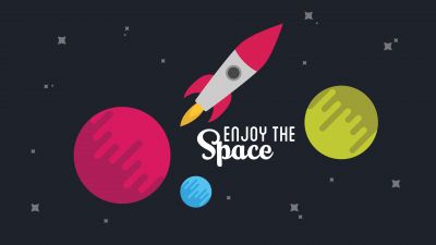 Spacecraft, Rocket, Planets, Stars, Astronomy