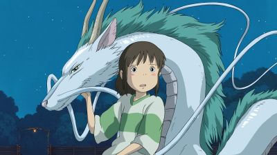 Haku (Spirited Away), Dragon, Studio Ghibli, 5K, Classic