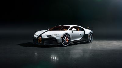 Bugatti Chiron Pur Sport, 8K, Dark background, 5K