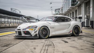 Toyota GR Supra GT4, Prototype, 8K, Race track, 5K