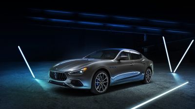Maserati Ghibli GranSport Hybrid, Electric cars, 2021, 5K, 8K