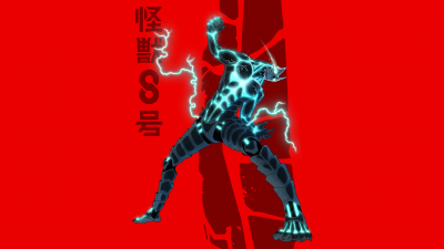 Kaiju No. 8, Red background, 5K