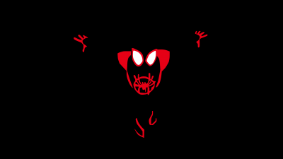 Miles Morales, Minimal art, AMOLED, 5K, Spider-Man