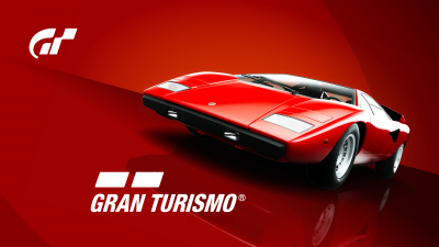 Lamborghini Countach LP400, Gran Turismo, Red background