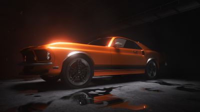 Ford Mustang Boss 302, Vintage car, Classic cars