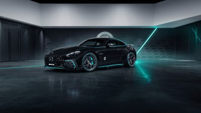 Mercedes-AMG GT 63 PRO 4MATIC+, Dark aesthetic, Collector’s Edition, 2024, 5K, Black cars