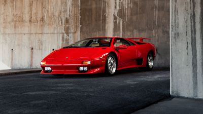 Lamborghini Diablo VT, Sports cars, Red cars, Classic cars