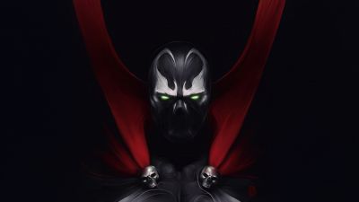 Spawn, Dark background, 5K