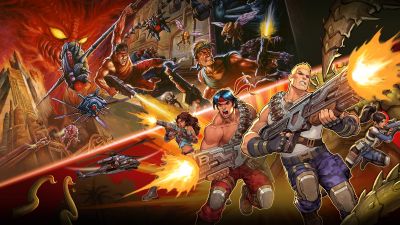 Contra: Operation Galuga, Game Art, 2024 Games, Nintendo Switch, Bill Rizer