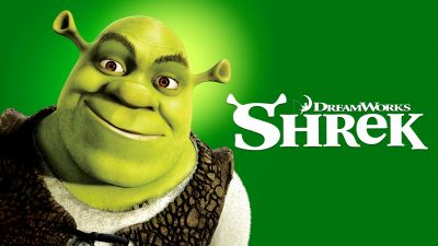 Shrek, Animation movies, DreamWorks Animation, Green background