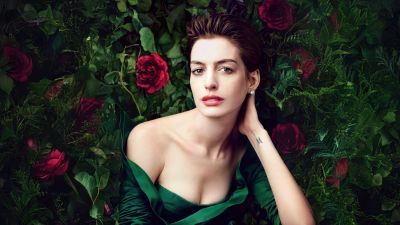 Anne Hathaway, 5K, American actress, Vogue