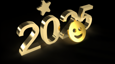 2025 New Year, Smiley, Dark aesthetic, Dark background