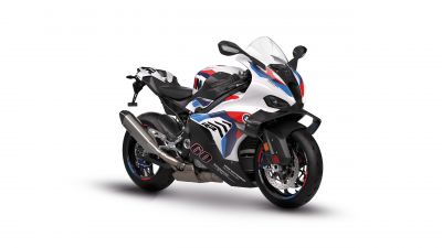 BMW M 1000 RR, 2024, White background, 5K