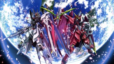 ZGMF-X10A Freedom Gundam, ZGMF-X09A Justice Gundam, Mobile Suit Gundam SEED, 5K