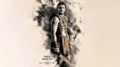 Gladiator II, Paul Mescal, 5K, 2024 Movies