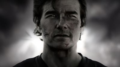 Mission: Impossible - The Final Reckoning, 2025 Movies, Tom Cruise as Ethan Hunt, 5K, Monochrome, Black and White