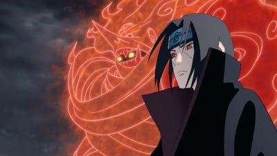 Itachi Uchiha, Susanoo mode, 5K, Naruto