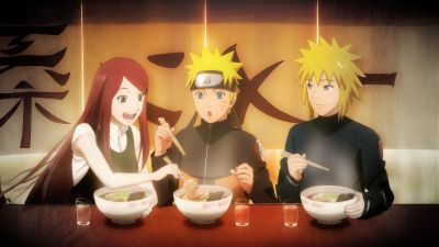 Naruto, Family, Naruto Uzumaki, Minato Namikaze, Kushina Uzumaki, 5K