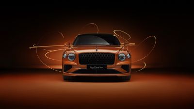 Bentley Flying Spur, Orange aesthetic, Luxury cars