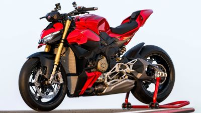 Ducati Streetfighter V4, 2025, Streetfighter motorcycles, 5K, Red bikes