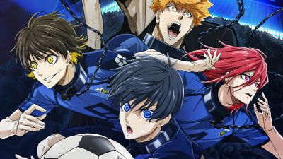 Blue Lock, Poster, Yoichi Isagi, Meguru Bachira, Hyoma Chigiri, Rensuke Kunigami, Team Z, Anime series