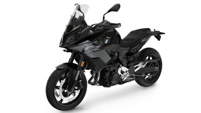 BMW F 900 XR Triple Black, 2025, Adventure motorcycles, White background, BMW F 900 XR, Black bikes