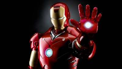 Iron Man, Mark III Armor, Dark background, 5K, 8K, Armor, Marvel Superheroes